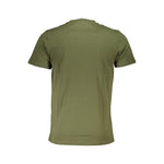 Cavalli Class Green Cotton T-Shirt CA-22286-M
