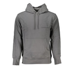 Calvin Klein Elegant Gray Hooded Sweatshirt CA-27210-S