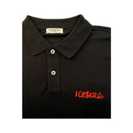 Iceberg Black Cotton Men Polo Shirt IC-24791-S