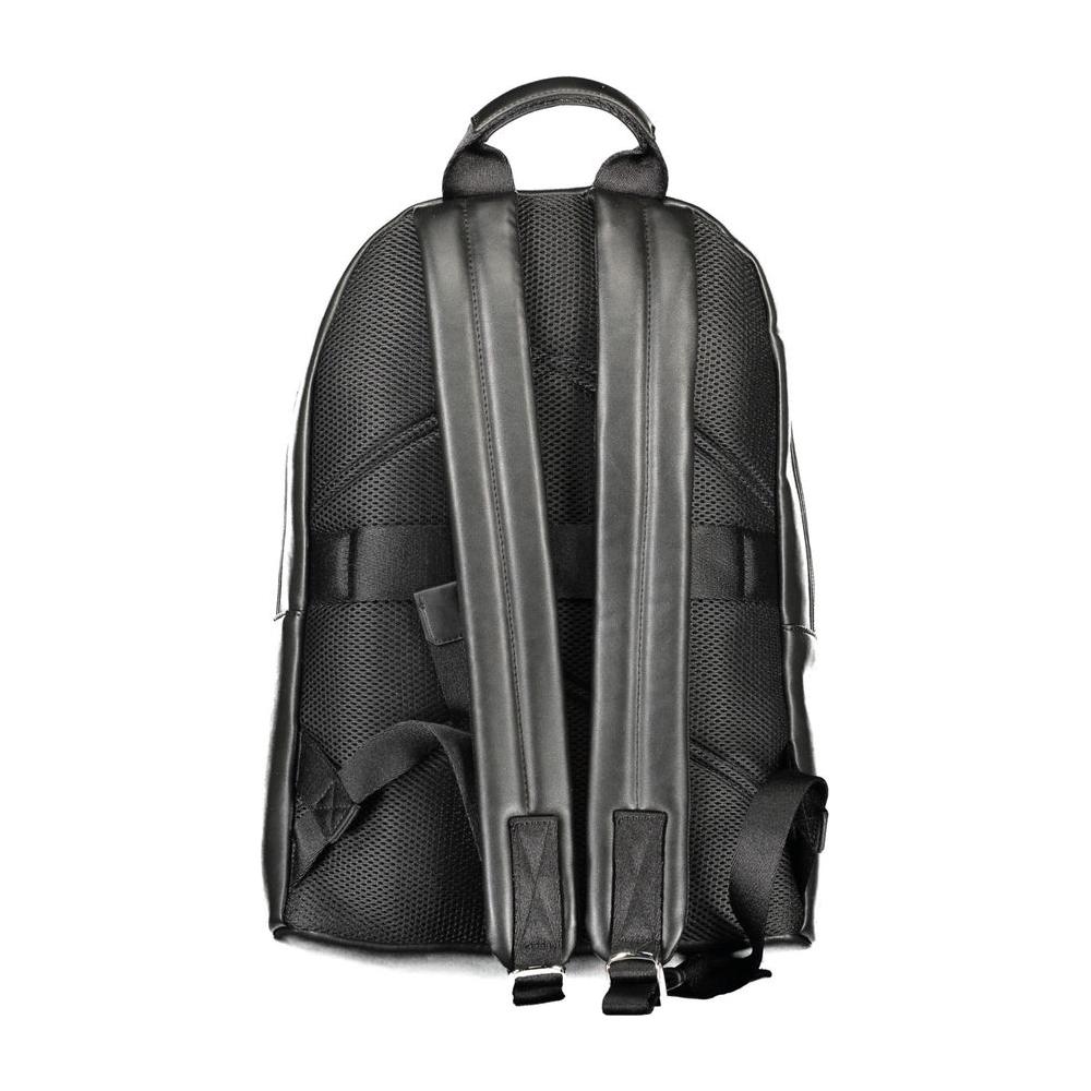 Calvin Klein Black Polyester Men Backpack Calvin Klein Dark Slate Gray