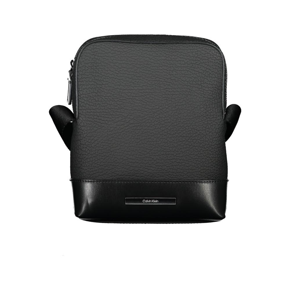 Calvin Klein Sleek Black Shoulder Bag with Contrasting Details Calvin Klein Dark Slate Gray