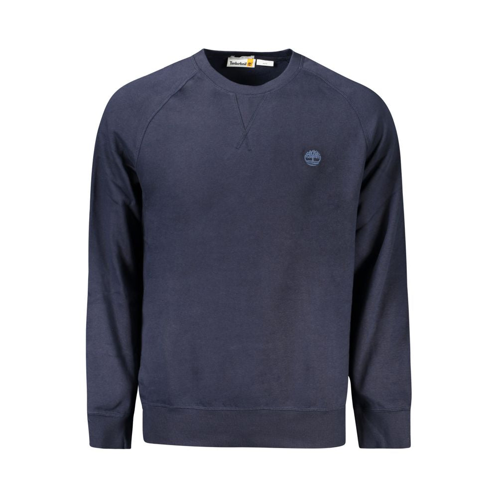 Timberland Blue Cotton Men Sweater Timberland Dark Slate Gray