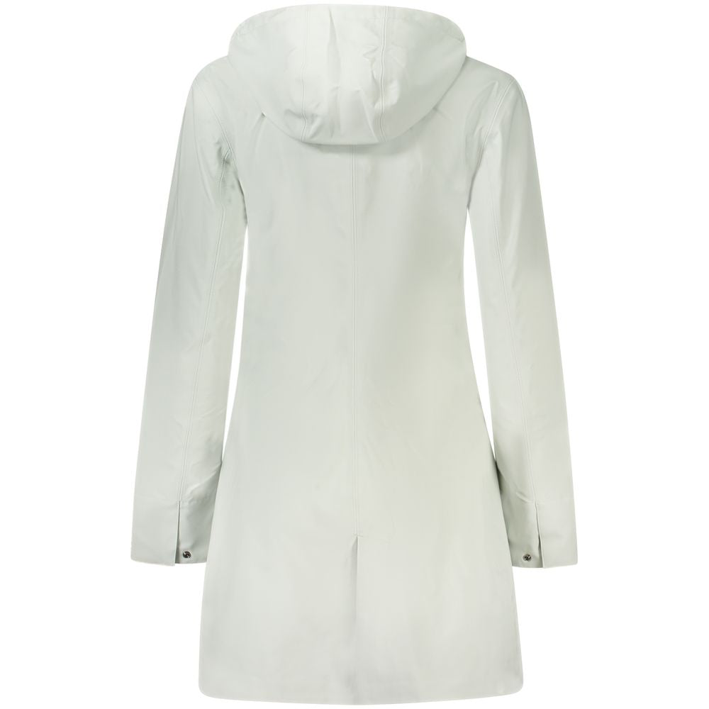 K-WAY Green Polyester Women Coat KW-34216-L