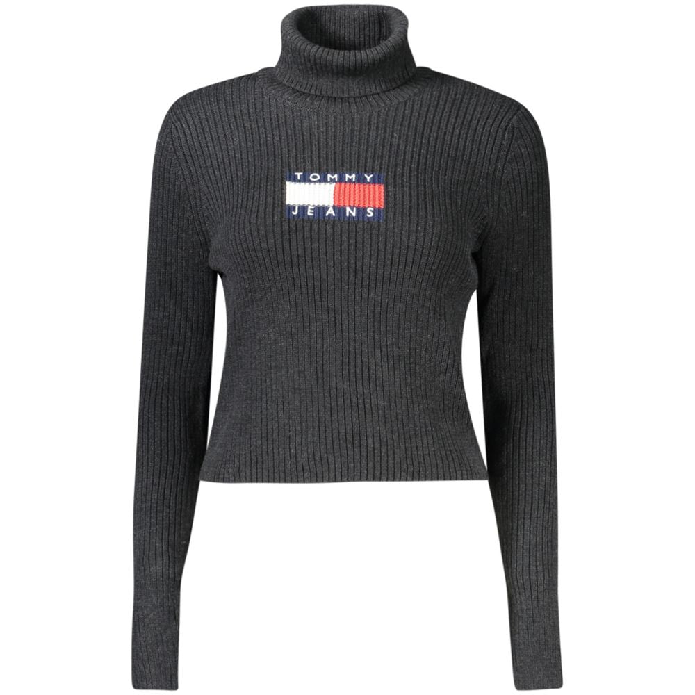 Tommy Hilfiger Black Polyester Women Sweater Tommy Hilfiger Dark Slate Gray