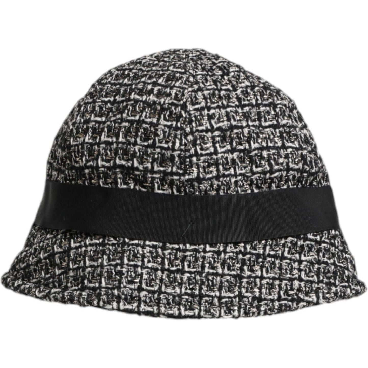 Dolce & Gabbana Black Cotton Blend Bucket Hat Dolce & Gabbana Dark Slate Gray