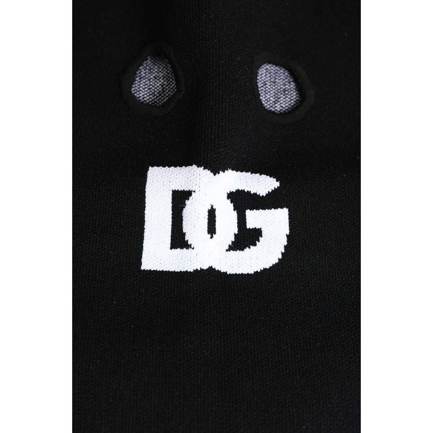 Dolce & Gabbana Black Cashmere Knitted Ski Mask Balaclava Hat Dolce & Gabbana Black