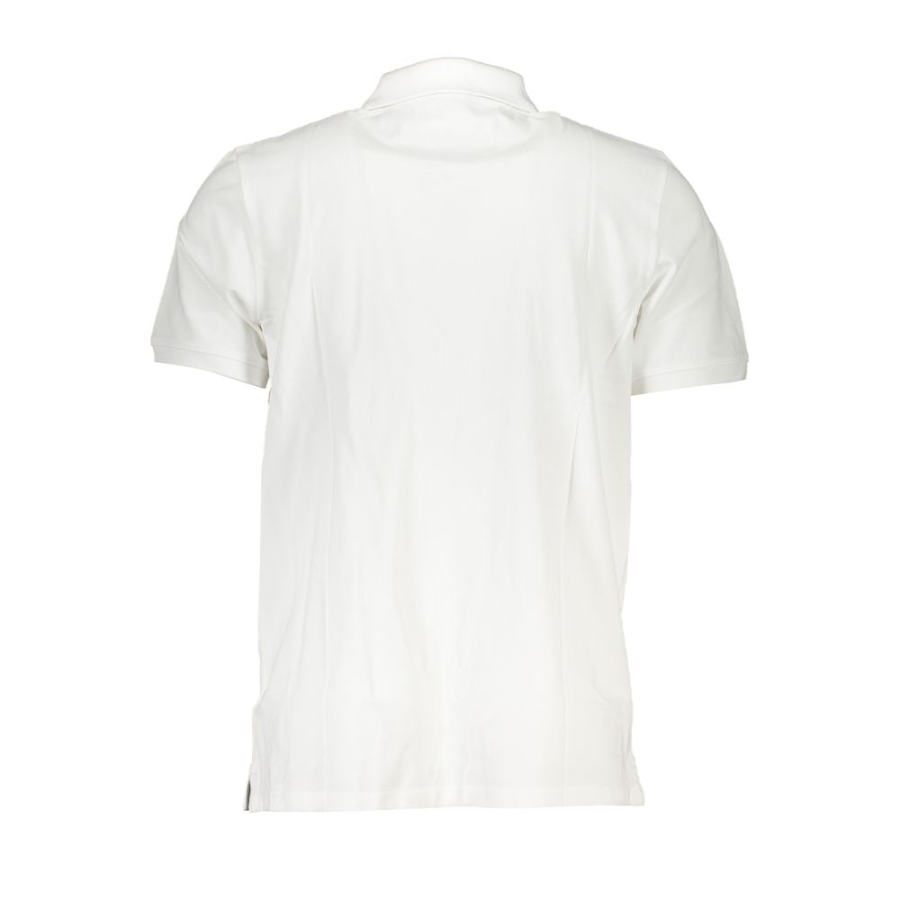 Timberland White Cotton Polo Shirt Timberland White Smoke
