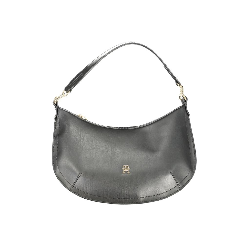 Tommy Hilfiger Black Polyethylene Handbag TO-31002