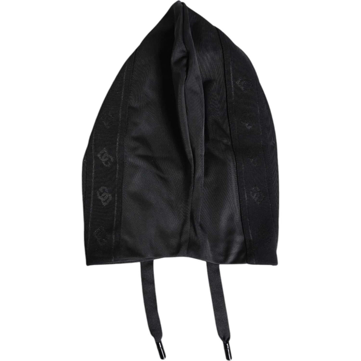 Dolce & Gabbana Black Polyester Whole Head Wrap Hat Dolce & Gabbana Black