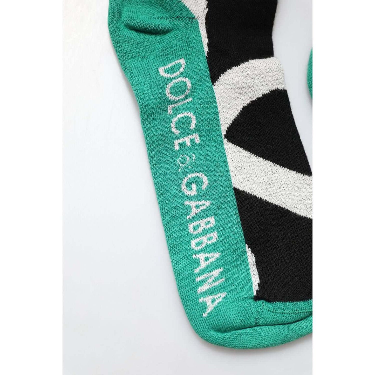 Dolce & Gabbana Multicolor Cotton Stretch Over Calf Socks Dolce & Gabbana Lavender