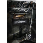 Dolce & Gabbana Green DG Logo Print Bomber Full Zip Jacket