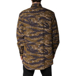 Dolce & Gabbana Brown Leopard Cotton Collared Coat Jacket JKT4126-48