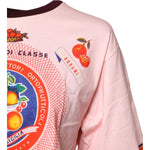 Dolce & Gabbana Pink Print Cotton Short Sleeves Cropped Top TSH878508-36