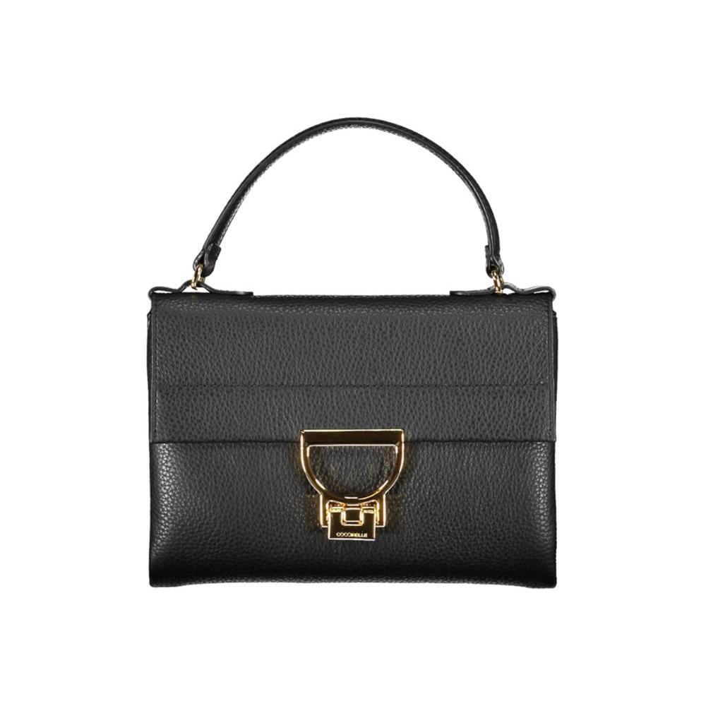 Coccinelle Black Leather Women Handbag Coccinelle Dark Slate Gray