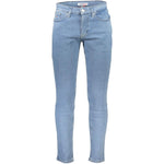 Tommy Hilfiger Light Blue Cotton Men Slim Tapered Jean TO-26148-W30 | L32
