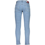 Tommy Hilfiger Light Blue Cotton Men Slim Tapered Jean TO-26148-W30 | L32