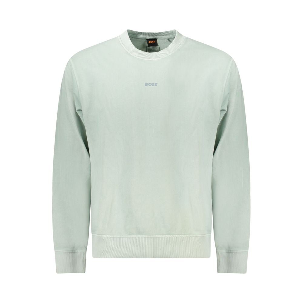 Hugo Boss Green Cotton Men Sweater BO-34622-S