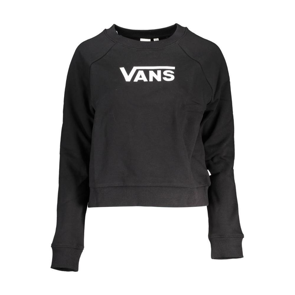Vans Black Cotton Women Sweater VA-19358-XS