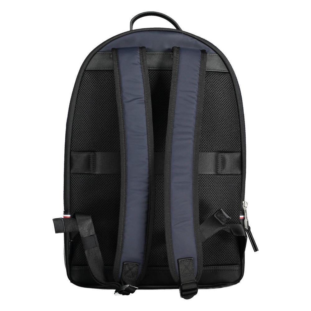 Tommy Hilfiger Blue Polyester Men Backpack TO-20402
