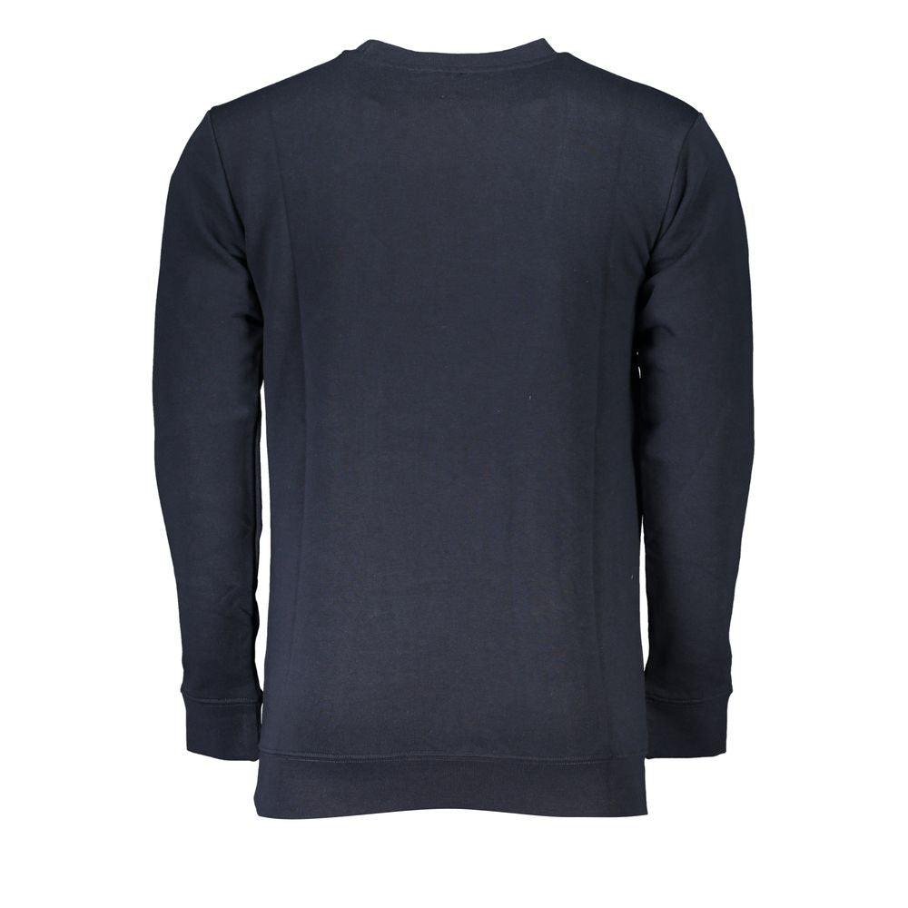 Cavalli Class Blue Cotton Sweater Cavalli Class Dark Slate Gray