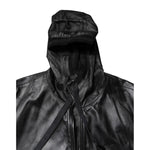 Dolce & Gabbana Black Lambskin Leather Full Zip Biker Jacket