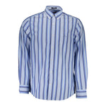Gant Blue Cotton Men Shirt