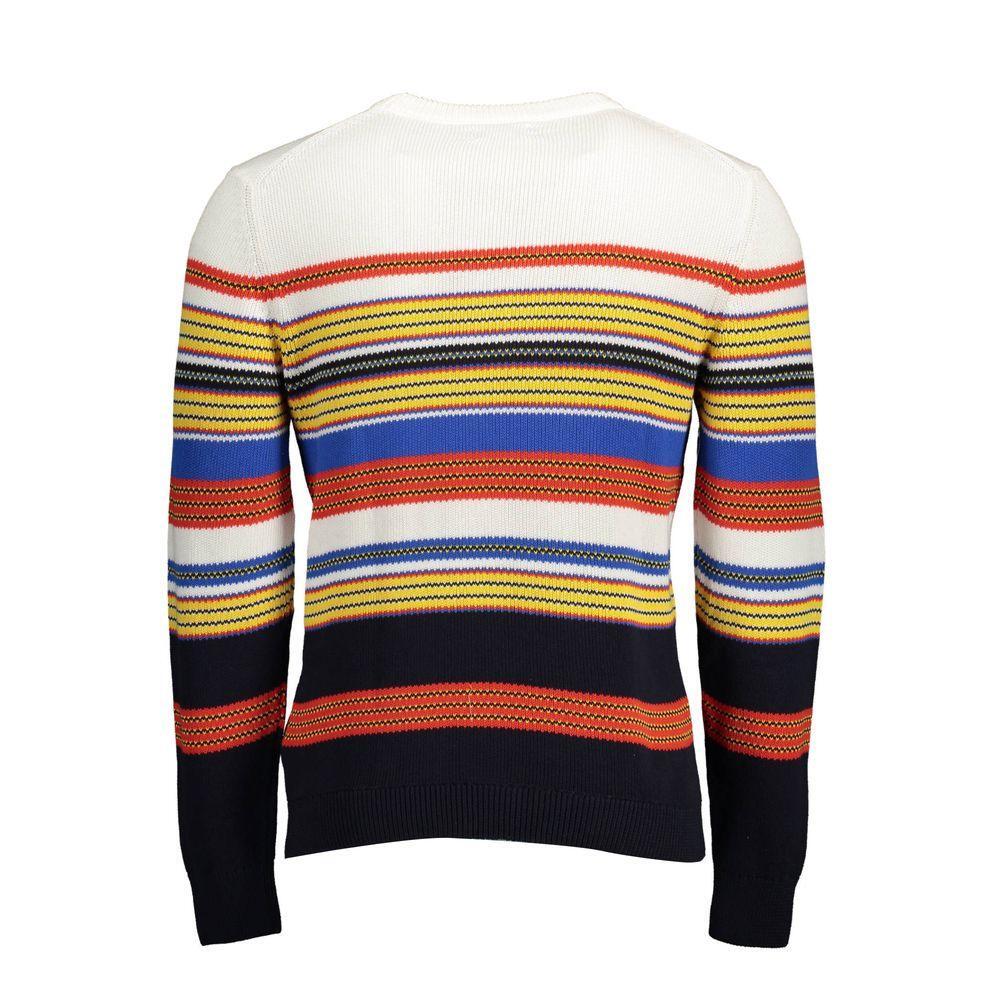 Gant Blue Cotton Men Sweater GA-37518-XXL