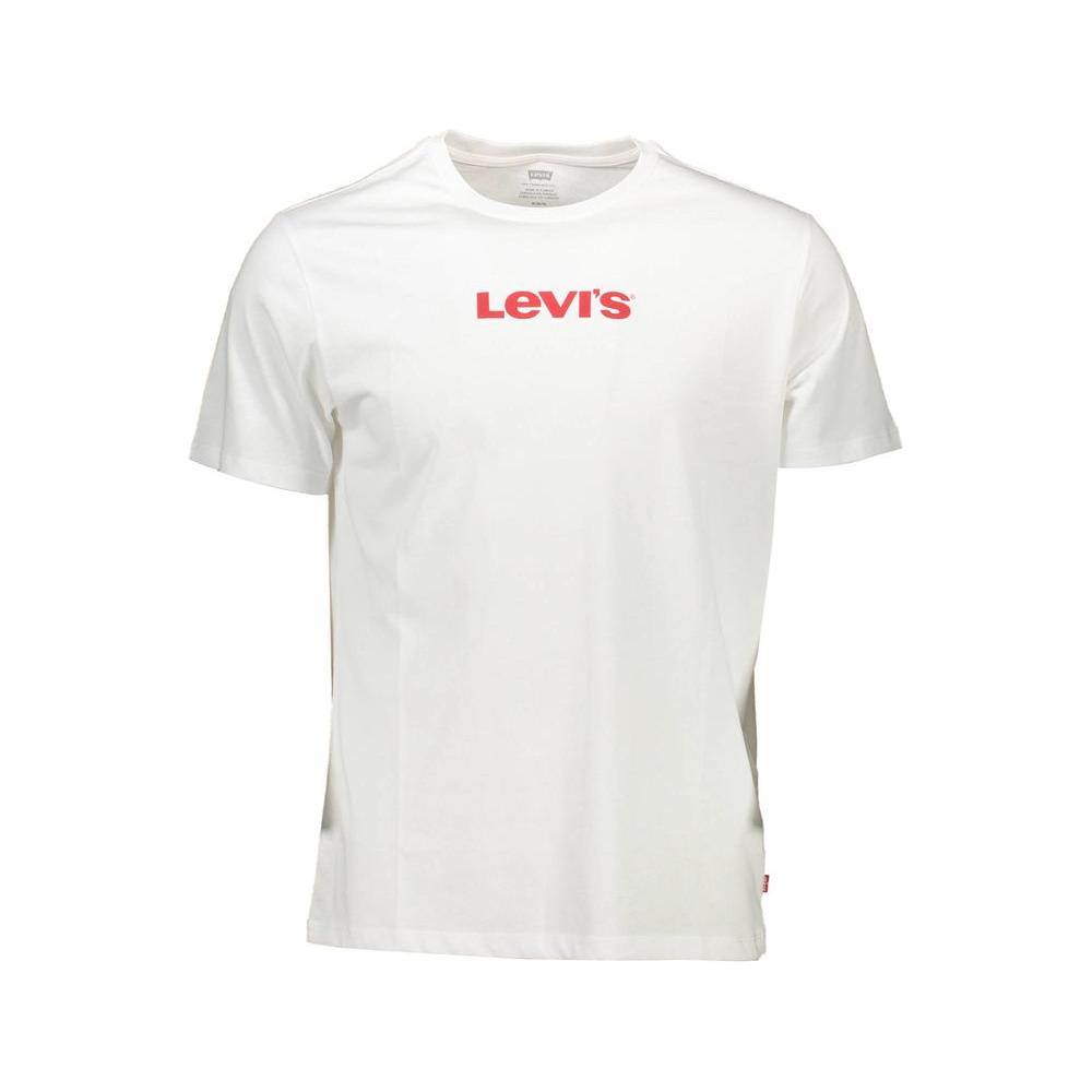 Levi's White Cotton Men T-Shirt Levi's Beige