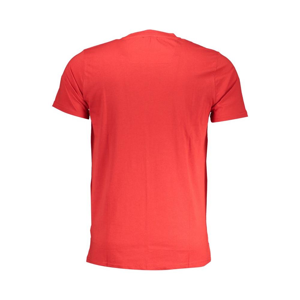Cavalli Class Red Cotton T-Shirt Cavalli Class Tomato