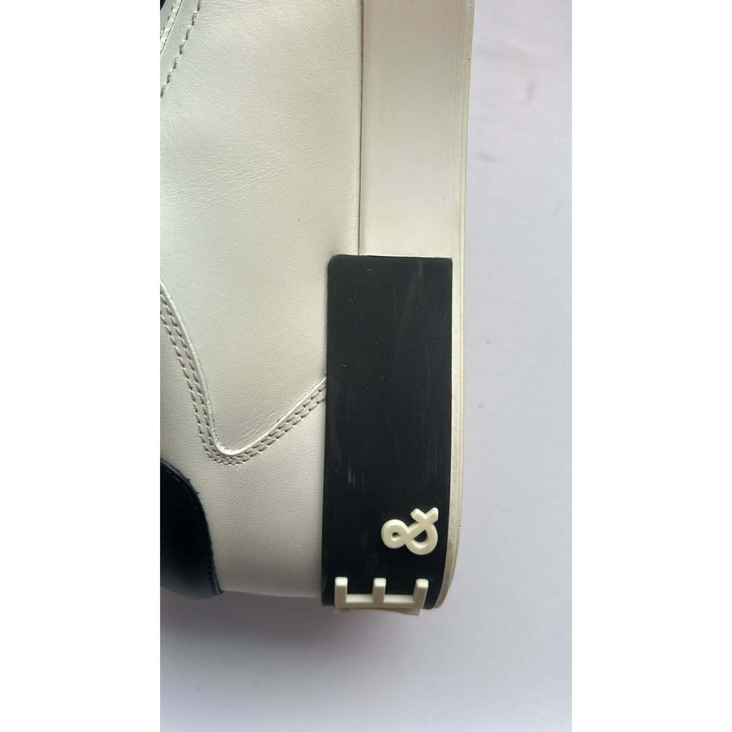 Dolce & Gabbana White Leather Logo Portofino Sneakers Shoes