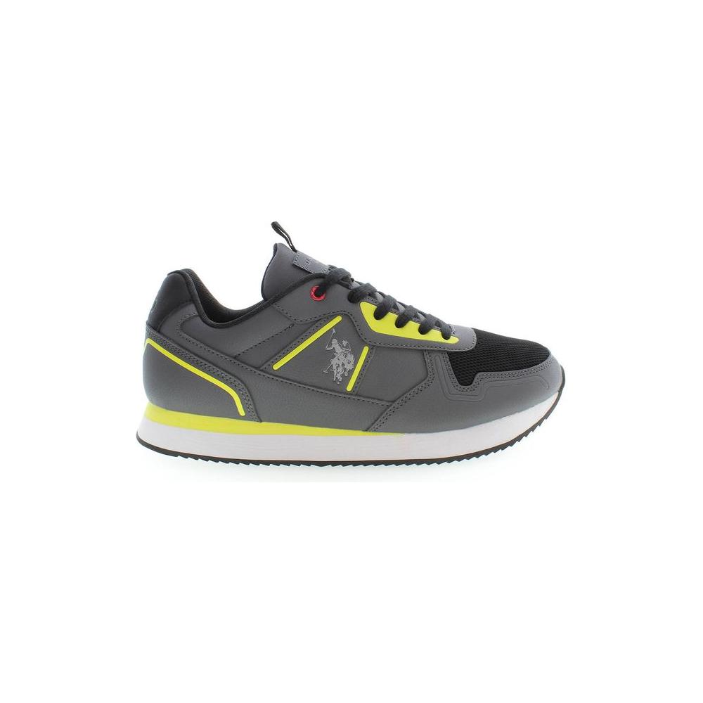 U.S. POLO ASSN. Gray Polyester Men Sneaker