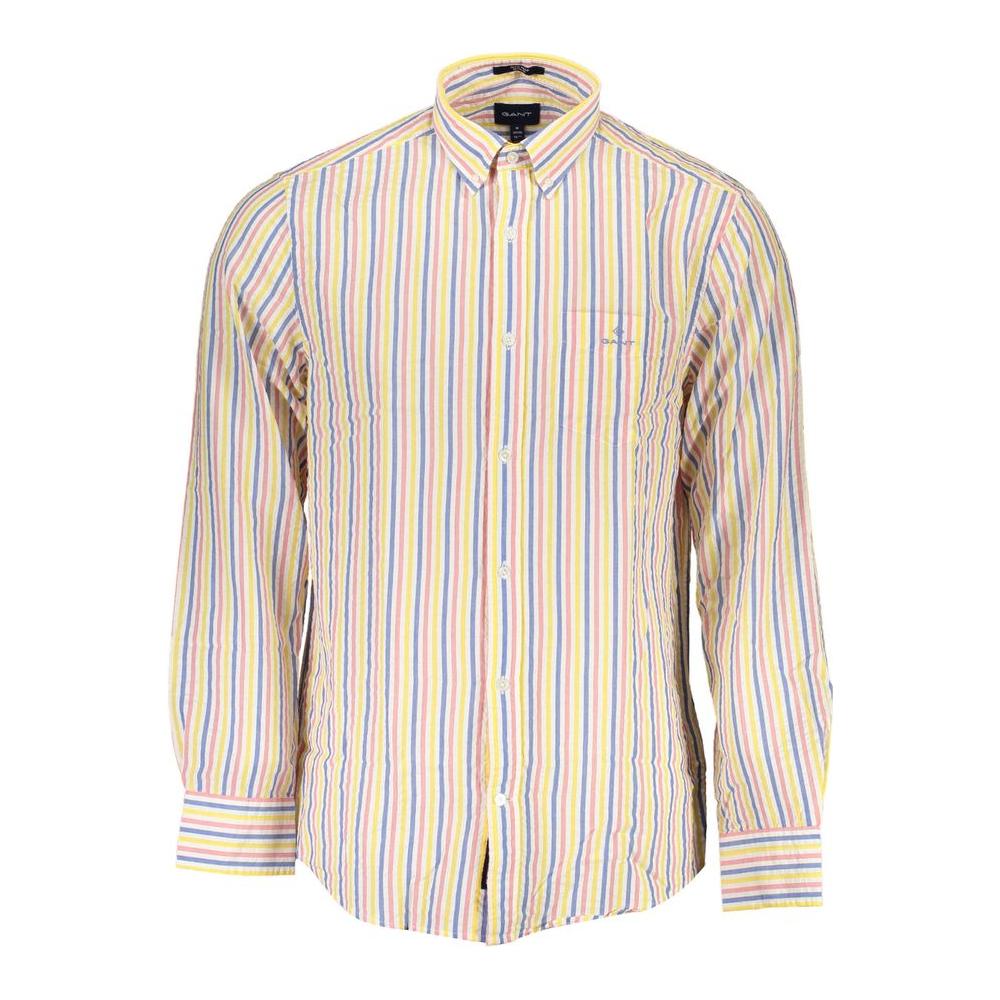 Gant White Cotton Men Shirt