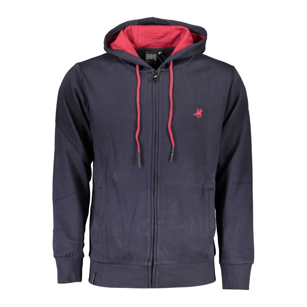 U.S. Grand Polo Blue Cotton Sweater
