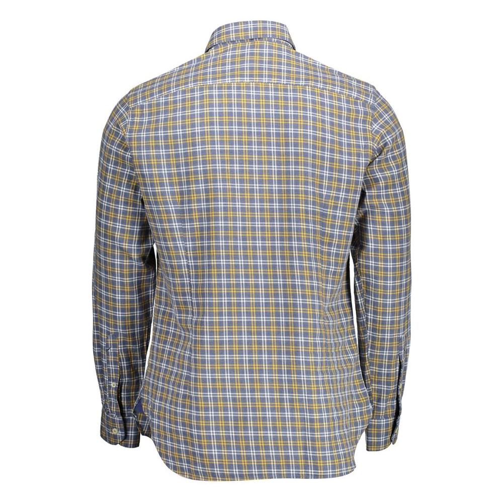 U.S. POLO ASSN. Blue Cotton Men Shirt