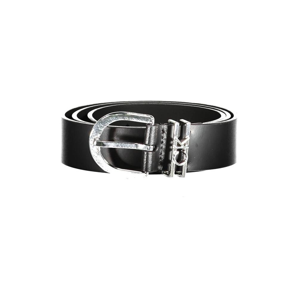 Calvin Klein Black Leather Women Belt