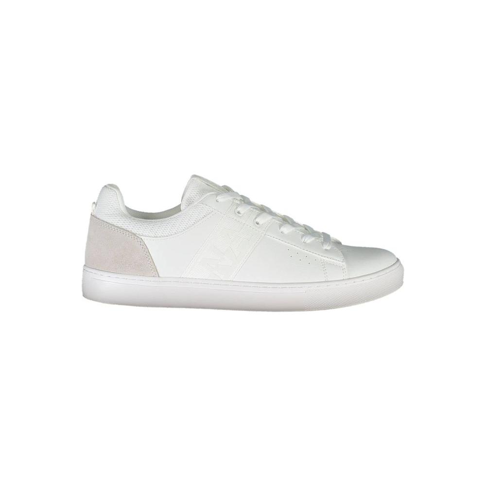 Napapijri White Leather Men Sneaker