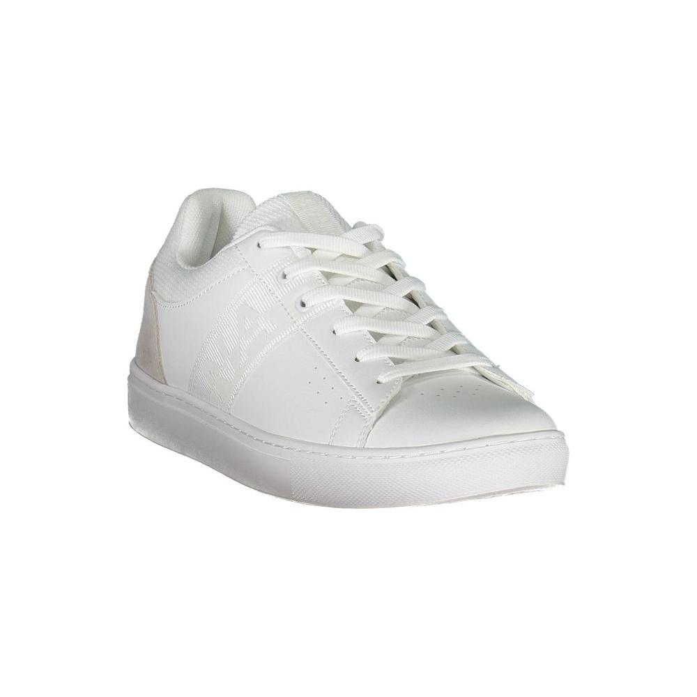 Napapijri White Leather Men Sneaker