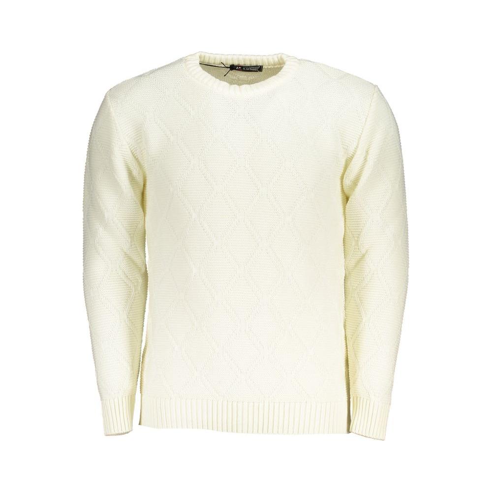 U.S. Grand Polo White Fabric Sweater