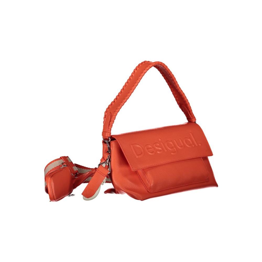 Desigual Pink Polyethylene Handbag