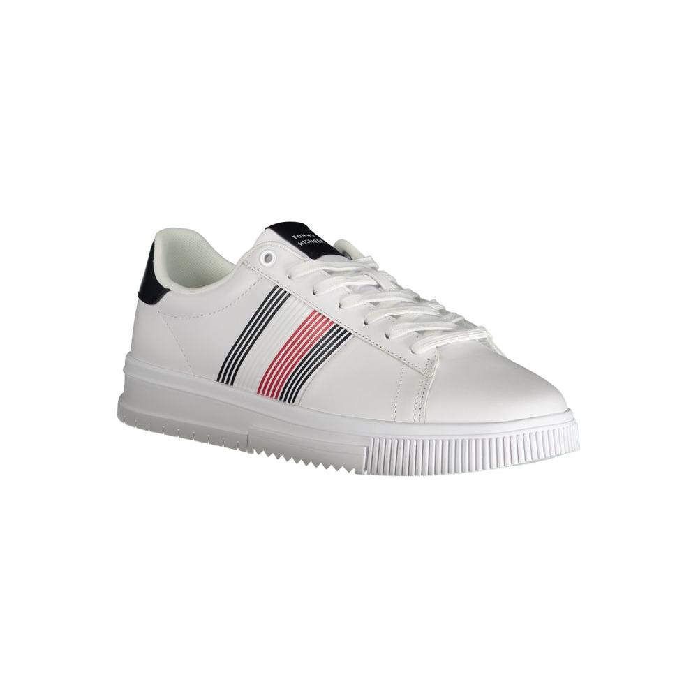 Tommy Hilfiger White Polyester Sneaker