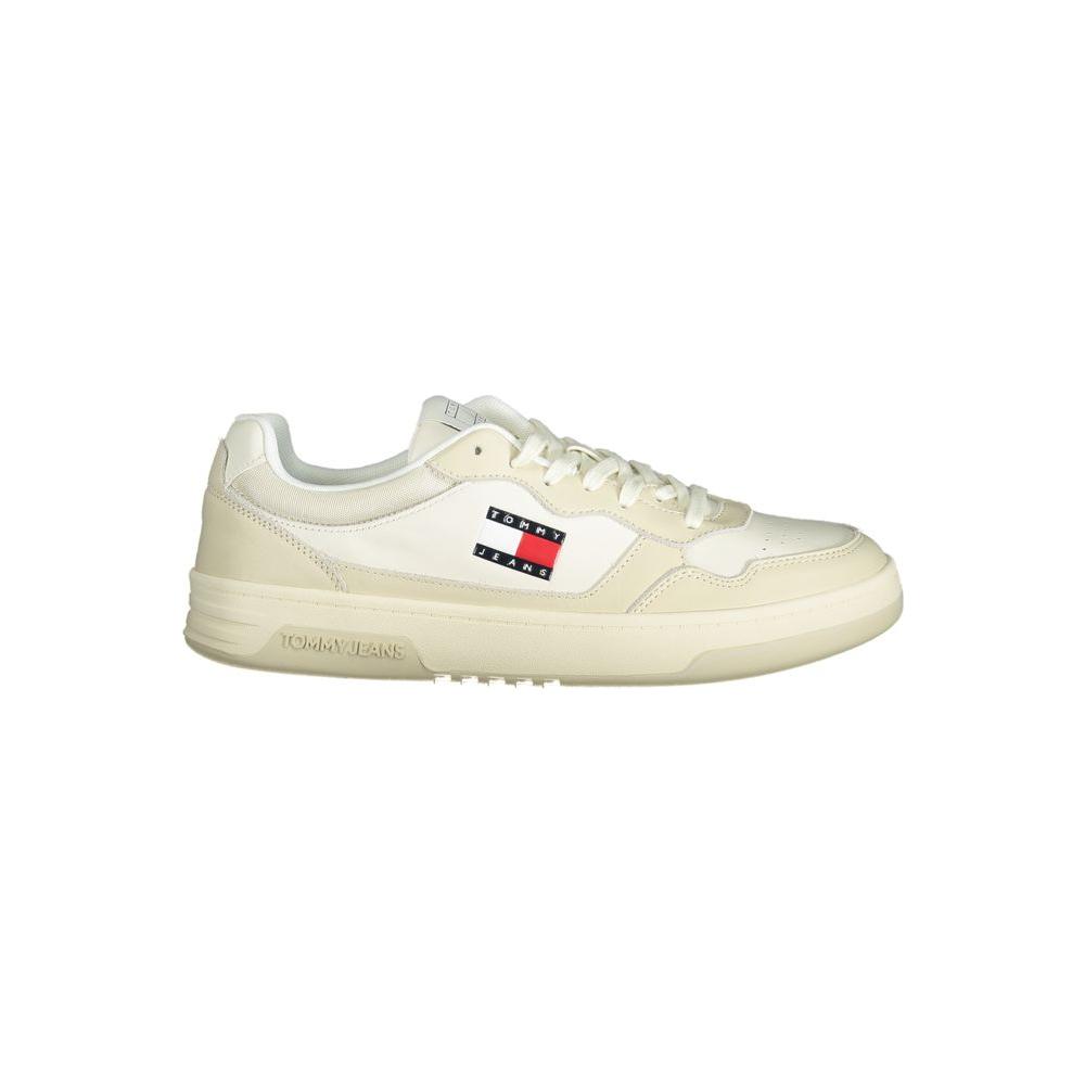 Tommy Hilfiger Beige Polyethylene Men Sneaker