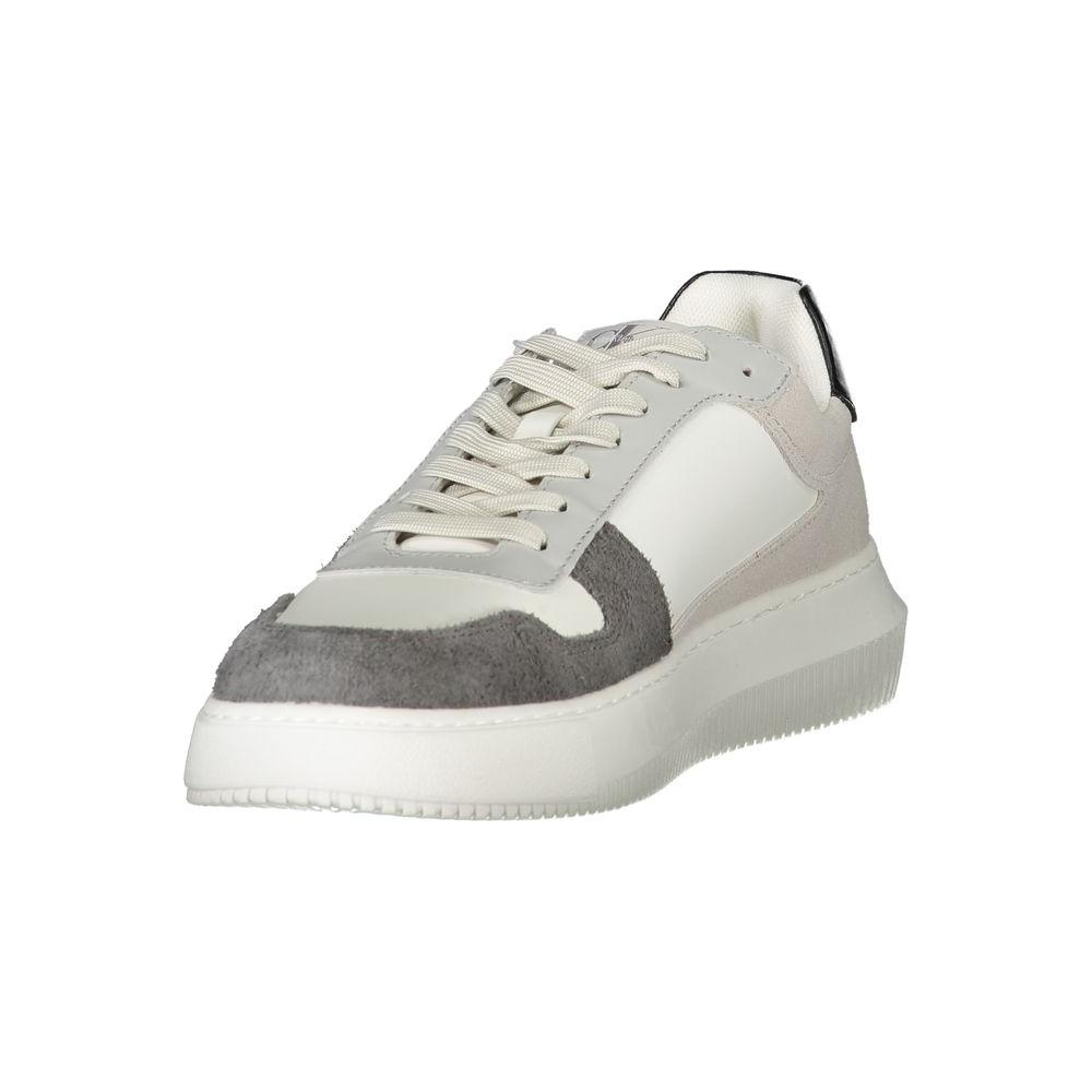 Calvin Klein White Polyethylene Men Sneaker