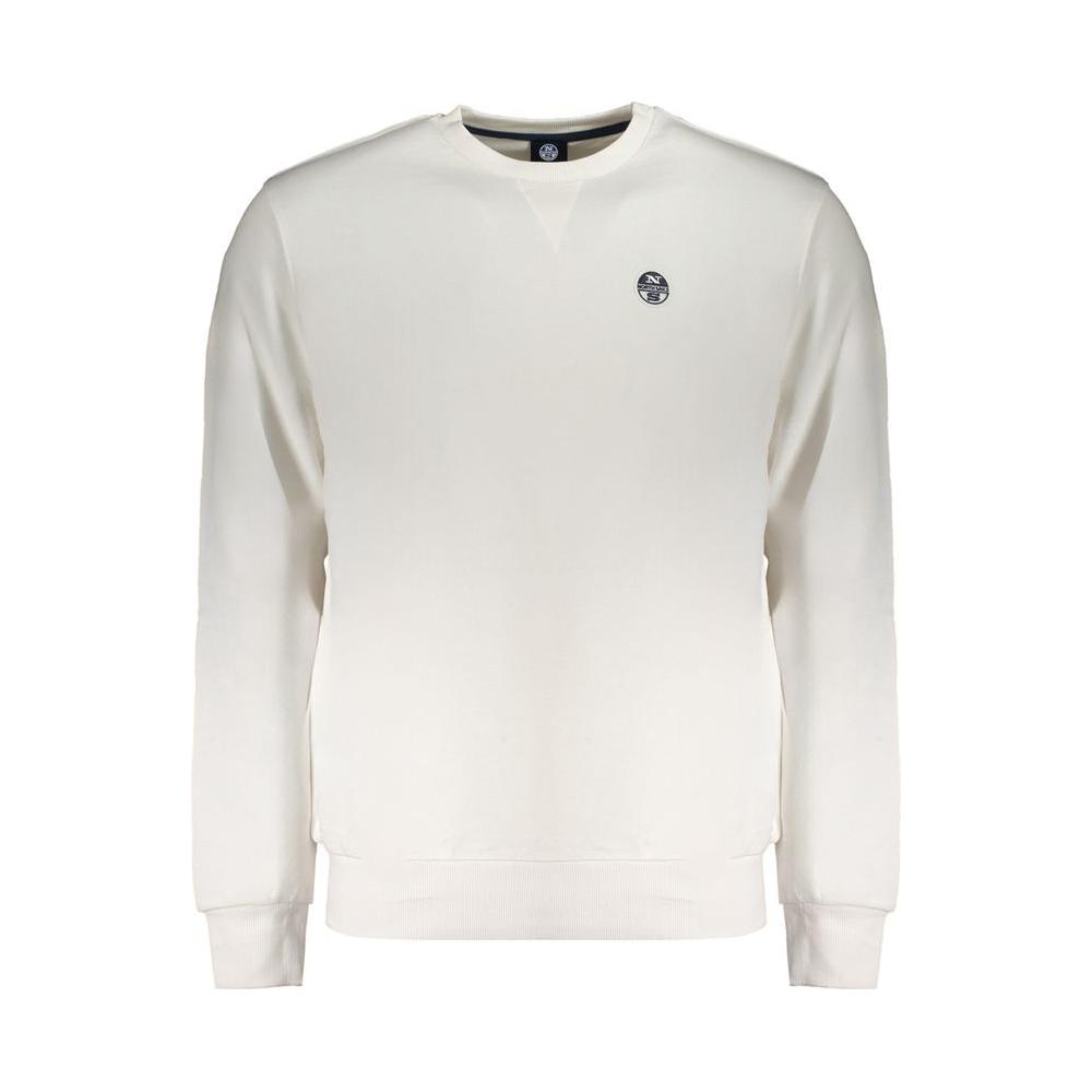North Sails White Cotton Sweater