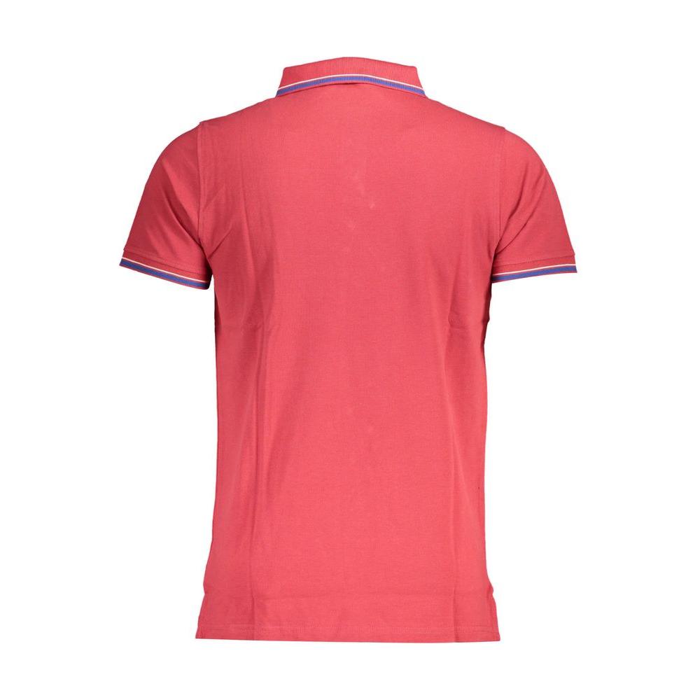 Norway 1963 Red Cotton Men Polo Shirt