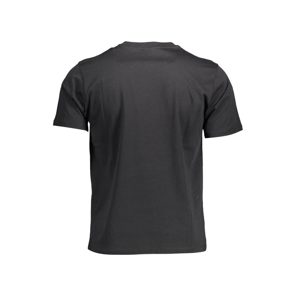 North Sails Black Cotton Men T-Shirt