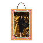 Dolce & Gabbana Black Dress Ceramic Porcelain Fashion Leather Sicily Dolls SMY11081