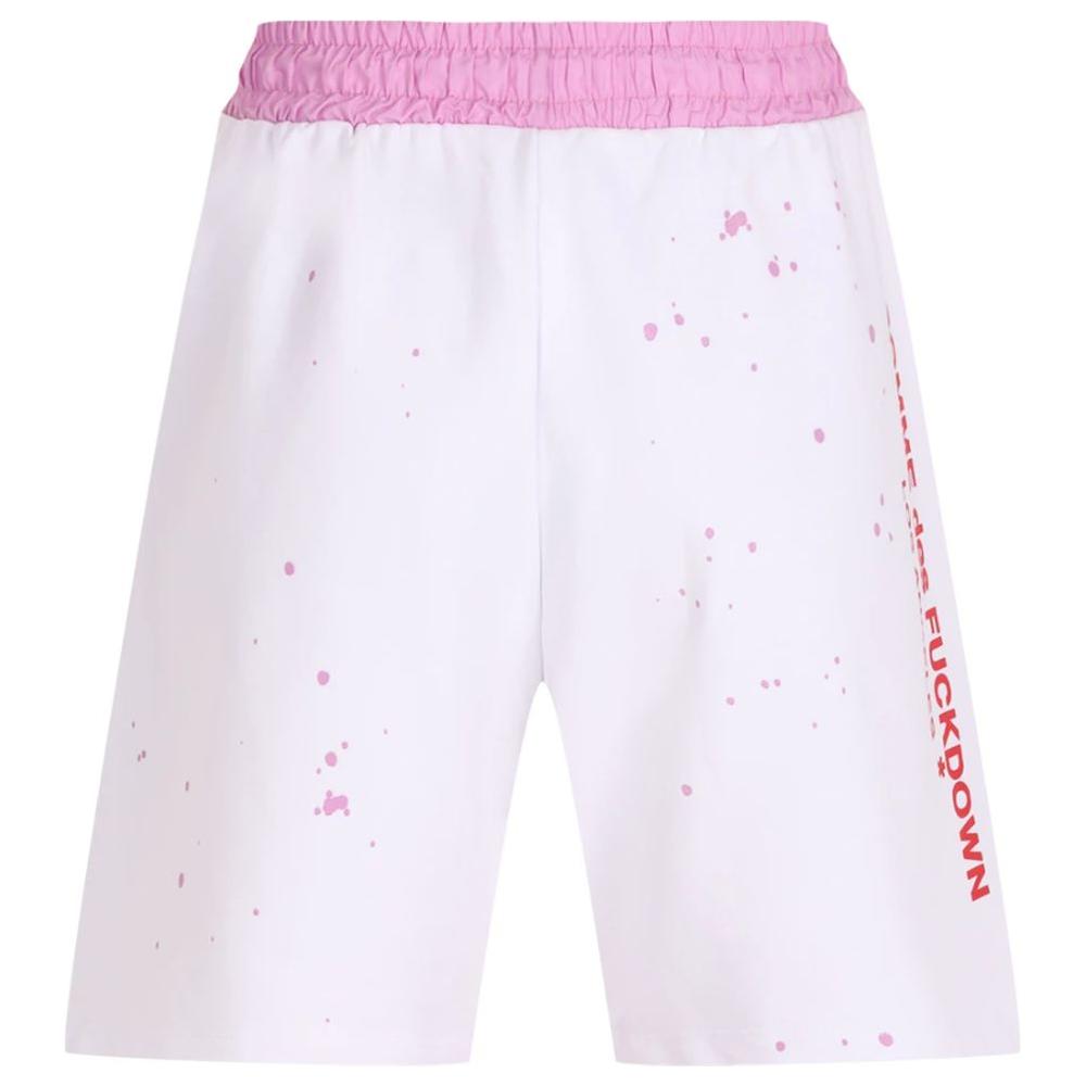 Comme Des Fuckdown White Cotton Short