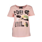 Silvian Heach Pink Cotton Unisex T-Shirt SI-1262-2XS