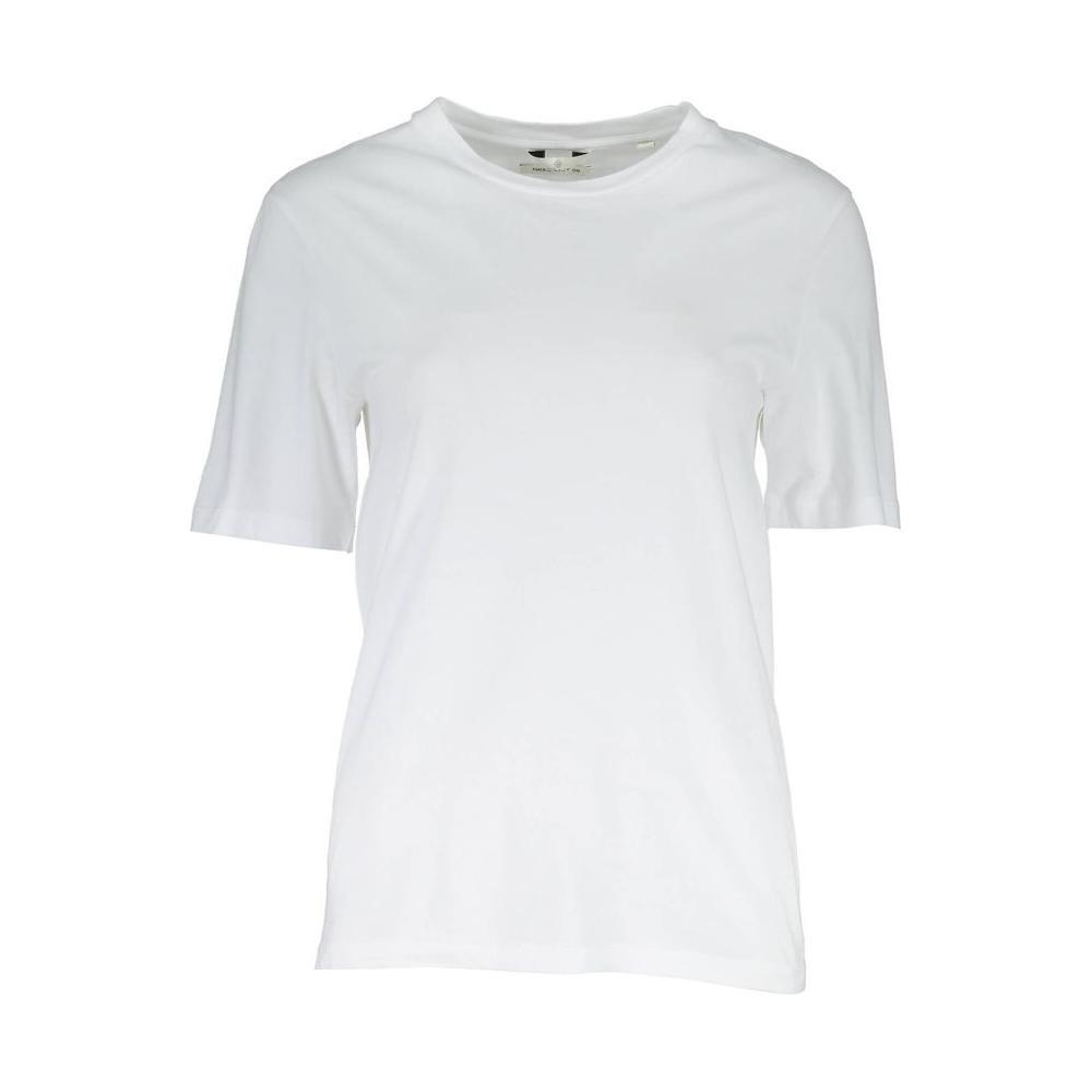 Gant White Cotton Men T-Shirt