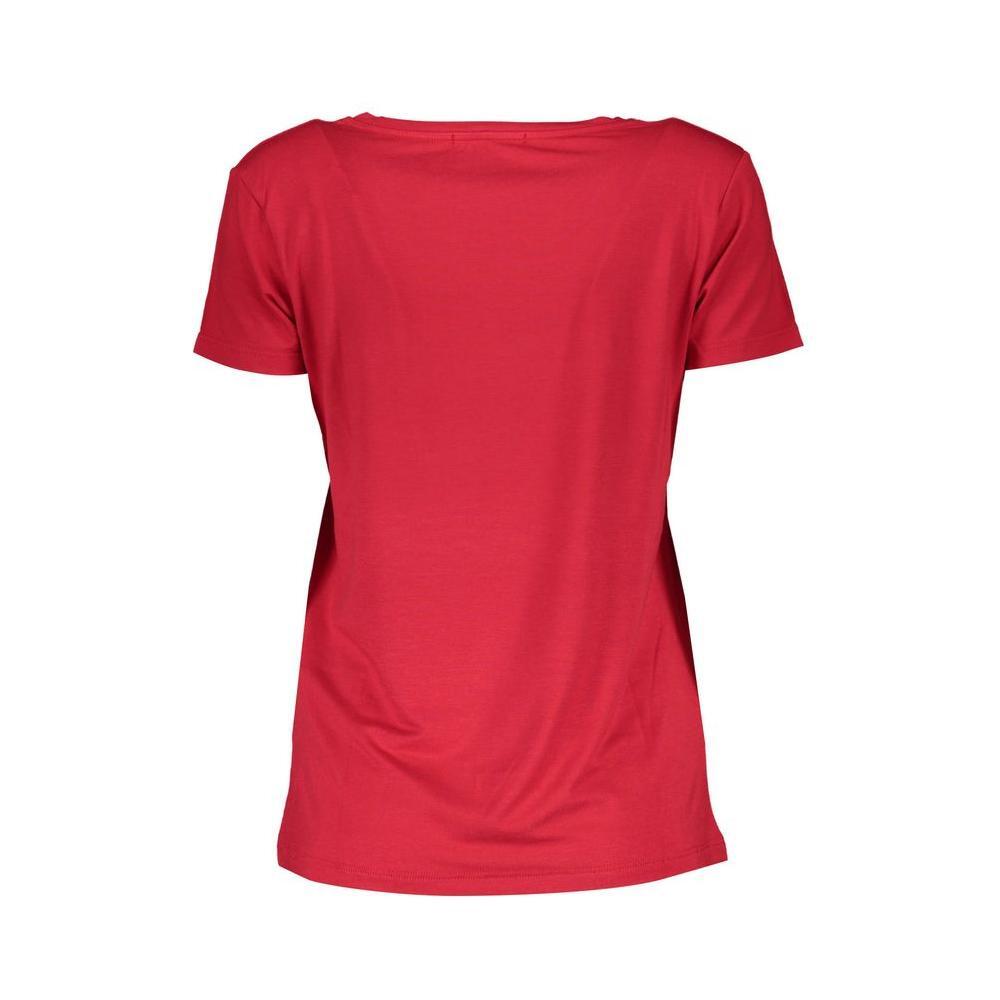 Scervino Street Red Elastane Women T-Shirt